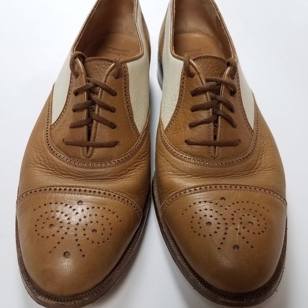 Gary's International Oxfords Flats Sz 7.5 Brown - Picture 3 of 10